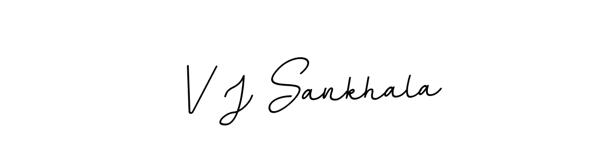 How to make V J Sankhala signature? BallpointsItalic-DORy9 is a professional autograph style. Create handwritten signature for V J Sankhala name. V J Sankhala signature style 11 images and pictures png