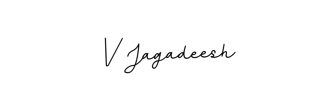 if you are searching for the best signature style for your name V Jagadeesh. so please give up your signature search. here we have designed multiple signature styles  using BallpointsItalic-DORy9. V Jagadeesh signature style 11 images and pictures png