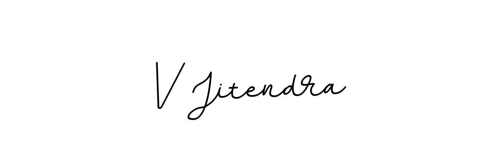 Also we have V Jitendra name is the best signature style. Create professional handwritten signature collection using BallpointsItalic-DORy9 autograph style. V Jitendra signature style 11 images and pictures png