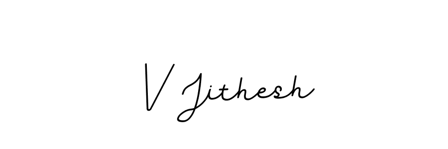 if you are searching for the best signature style for your name V Jithesh. so please give up your signature search. here we have designed multiple signature styles  using BallpointsItalic-DORy9. V Jithesh signature style 11 images and pictures png