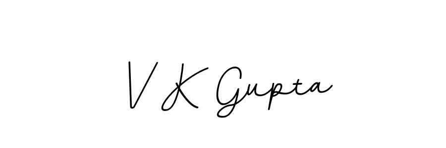 BallpointsItalic-DORy9 is a professional signature style that is perfect for those who want to add a touch of class to their signature. It is also a great choice for those who want to make their signature more unique. Get V K Gupta name to fancy signature for free. V K Gupta signature style 11 images and pictures png