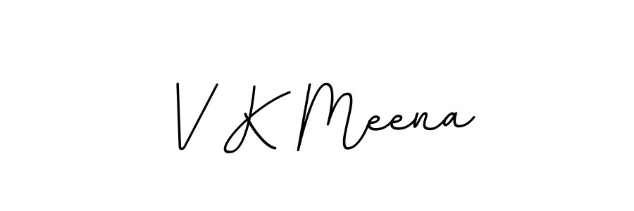 if you are searching for the best signature style for your name V K Meena. so please give up your signature search. here we have designed multiple signature styles  using BallpointsItalic-DORy9. V K Meena signature style 11 images and pictures png