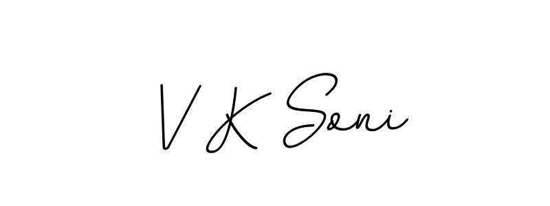 How to make V K Soni signature? BallpointsItalic-DORy9 is a professional autograph style. Create handwritten signature for V K Soni name. V K Soni signature style 11 images and pictures png