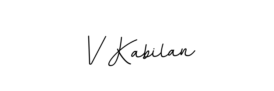V Kabilan stylish signature style. Best Handwritten Sign (BallpointsItalic-DORy9) for my name. Handwritten Signature Collection Ideas for my name V Kabilan. V Kabilan signature style 11 images and pictures png