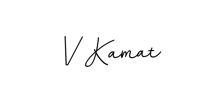 How to make V Kamat signature? BallpointsItalic-DORy9 is a professional autograph style. Create handwritten signature for V Kamat name. V Kamat signature style 11 images and pictures png