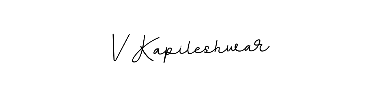 Also we have V Kapileshwar name is the best signature style. Create professional handwritten signature collection using BallpointsItalic-DORy9 autograph style. V Kapileshwar signature style 11 images and pictures png