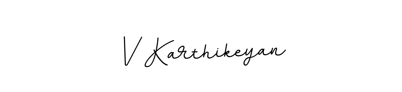 How to make V Karthikeyan signature? BallpointsItalic-DORy9 is a professional autograph style. Create handwritten signature for V Karthikeyan name. V Karthikeyan signature style 11 images and pictures png