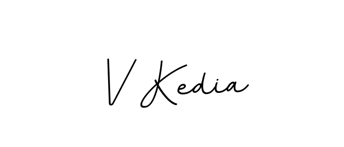 How to make V Kedia name signature. Use BallpointsItalic-DORy9 style for creating short signs online. This is the latest handwritten sign. V Kedia signature style 11 images and pictures png