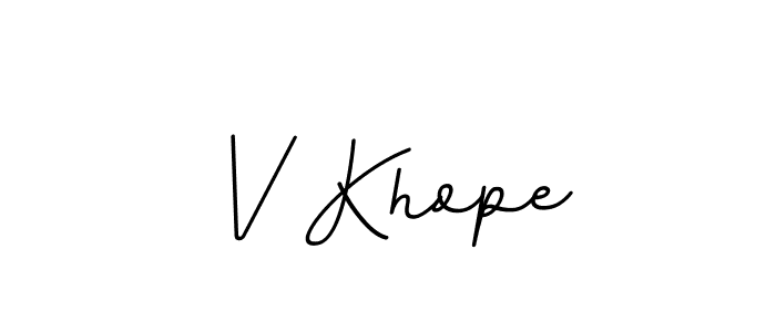 V Khope stylish signature style. Best Handwritten Sign (BallpointsItalic-DORy9) for my name. Handwritten Signature Collection Ideas for my name V Khope. V Khope signature style 11 images and pictures png