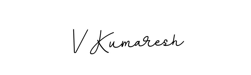 Similarly BallpointsItalic-DORy9 is the best handwritten signature design. Signature creator online .You can use it as an online autograph creator for name V Kumaresh. V Kumaresh signature style 11 images and pictures png