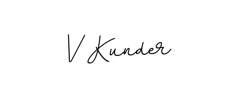 BallpointsItalic-DORy9 is a professional signature style that is perfect for those who want to add a touch of class to their signature. It is also a great choice for those who want to make their signature more unique. Get V Kunder name to fancy signature for free. V Kunder signature style 11 images and pictures png