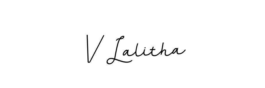 if you are searching for the best signature style for your name V Lalitha. so please give up your signature search. here we have designed multiple signature styles  using BallpointsItalic-DORy9. V Lalitha signature style 11 images and pictures png