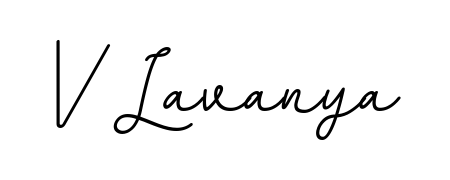 The BallpointsItalic-DORy9 typeface gives name V Lavanya a refined look. Suitable for certificates, diplomas, and official verification. V Lavanya signature style 11 images and pictures png