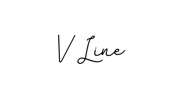 Create a beautiful signature design for name V Line. With this signature (BallpointsItalic-DORy9) fonts, you can make a handwritten signature for free. V Line signature style 11 images and pictures png