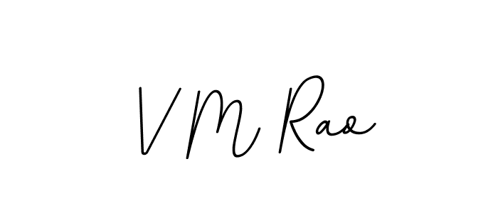 How to make V M Rao signature? BallpointsItalic-DORy9 is a professional autograph style. Create handwritten signature for V M Rao name. V M Rao signature style 11 images and pictures png