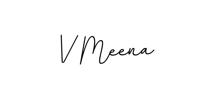 if you are searching for the best signature style for your name V Meena. so please give up your signature search. here we have designed multiple signature styles  using BallpointsItalic-DORy9. V Meena signature style 11 images and pictures png