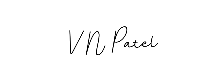 How to make V N Patel name signature. Use BallpointsItalic-DORy9 style for creating short signs online. This is the latest handwritten sign. V N Patel signature style 11 images and pictures png