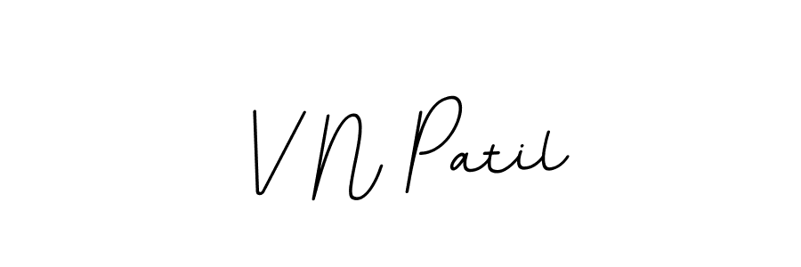 Use a signature maker to create a handwritten signature online. With this signature software, you can design (BallpointsItalic-DORy9) your own signature for name V N Patil. V N Patil signature style 11 images and pictures png