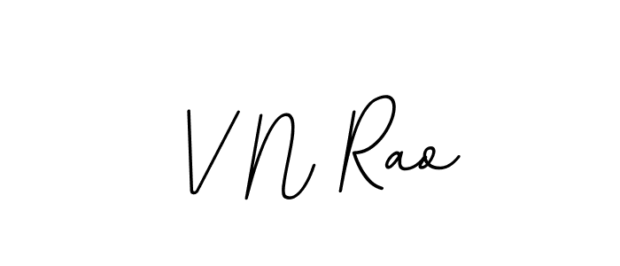 Make a beautiful signature design for name V N Rao. With this signature (BallpointsItalic-DORy9) style, you can create a handwritten signature for free. V N Rao signature style 11 images and pictures png