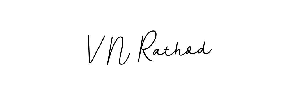 Create a beautiful signature design for name V N Rathod. With this signature (BallpointsItalic-DORy9) fonts, you can make a handwritten signature for free. V N Rathod signature style 11 images and pictures png