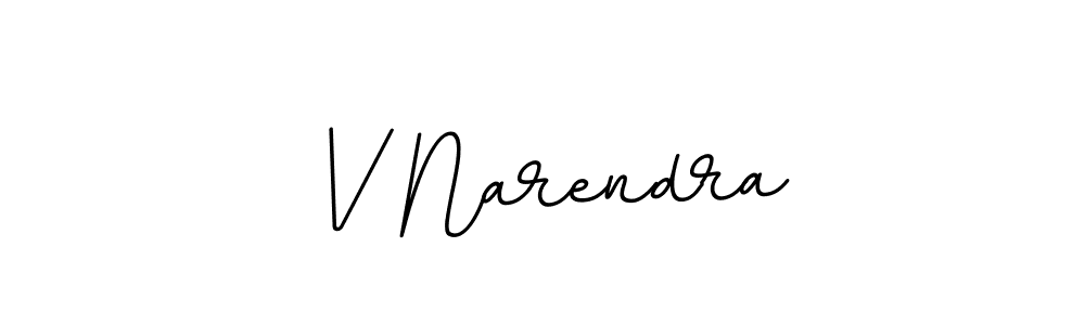 Create a beautiful signature design for name V Narendra. With this signature (BallpointsItalic-DORy9) fonts, you can make a handwritten signature for free. V Narendra signature style 11 images and pictures png