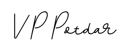 Enhance your business communications with V P Potdar signature in BallpointsItalic-DORy9 lettering. Clean, modern, and universally compatible. V P Potdar signature style 11 images and pictures png