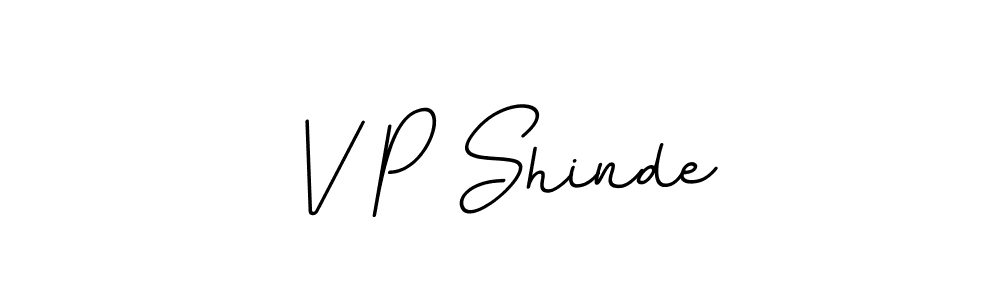 This is the best signature style for the V P Shinde name. Also you like these signature font (BallpointsItalic-DORy9). Mix name signature. V P Shinde signature style 11 images and pictures png