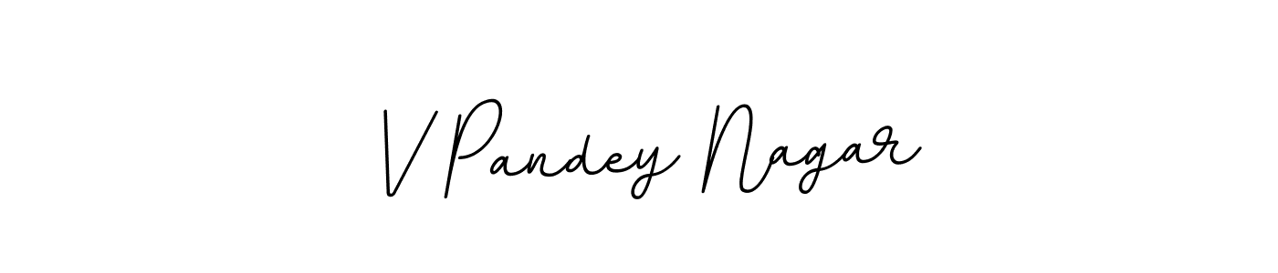 Also we have V Pandey Nagar name is the best signature style. Create professional handwritten signature collection using BallpointsItalic-DORy9 autograph style. V Pandey Nagar signature style 11 images and pictures png