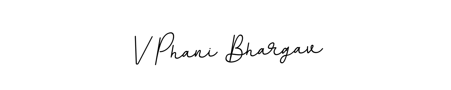 Also You can easily find your signature by using the search form. We will create V Phani Bhargav name handwritten signature images for you free of cost using BallpointsItalic-DORy9 sign style. V Phani Bhargav signature style 11 images and pictures png