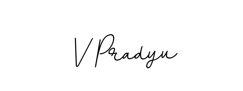 Also we have V Pradyu name is the best signature style. Create professional handwritten signature collection using BallpointsItalic-DORy9 autograph style. V Pradyu signature style 11 images and pictures png