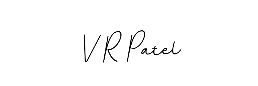 V R Patel stylish signature style. Best Handwritten Sign (BallpointsItalic-DORy9) for my name. Handwritten Signature Collection Ideas for my name V R Patel. V R Patel signature style 11 images and pictures png