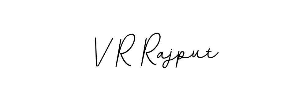 You should practise on your own different ways (BallpointsItalic-DORy9) to write your name (V R Rajput) in signature. don't let someone else do it for you. V R Rajput signature style 11 images and pictures png