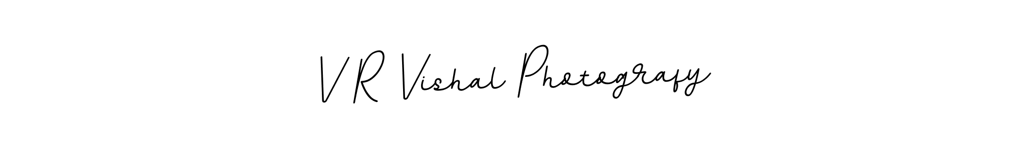 Create a beautiful signature design for name V R Vishal Photografy. With this signature (BallpointsItalic-DORy9) fonts, you can make a handwritten signature for free. V R Vishal Photografy signature style 11 images and pictures png