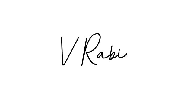 V Rabi stylish signature style. Best Handwritten Sign (BallpointsItalic-DORy9) for my name. Handwritten Signature Collection Ideas for my name V Rabi. V Rabi signature style 11 images and pictures png