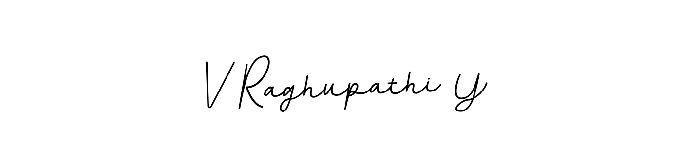 Design your own signature with our free online signature maker. With this signature software, you can create a handwritten (BallpointsItalic-DORy9) signature for name V Raghupathi Y. V Raghupathi Y signature style 11 images and pictures png