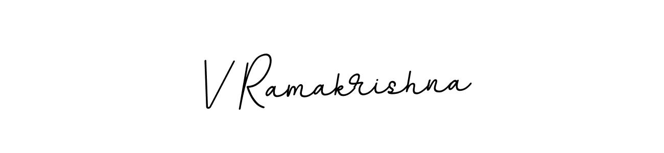 V Ramakrishna stylish signature style. Best Handwritten Sign (BallpointsItalic-DORy9) for my name. Handwritten Signature Collection Ideas for my name V Ramakrishna. V Ramakrishna signature style 11 images and pictures png