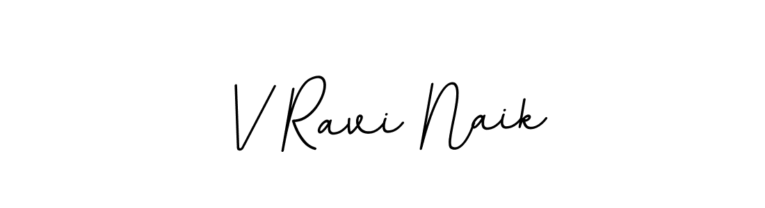 How to make V Ravi Naik name signature. Use BallpointsItalic-DORy9 style for creating short signs online. This is the latest handwritten sign. V Ravi Naik signature style 11 images and pictures png