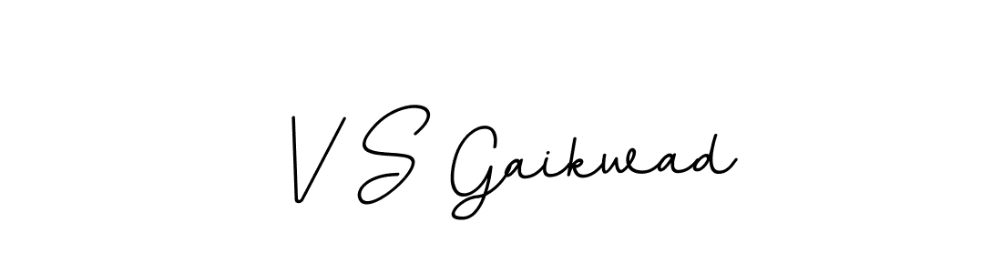 This is the best signature style for the V S Gaikwad name. Also you like these signature font (BallpointsItalic-DORy9). Mix name signature. V S Gaikwad signature style 11 images and pictures png