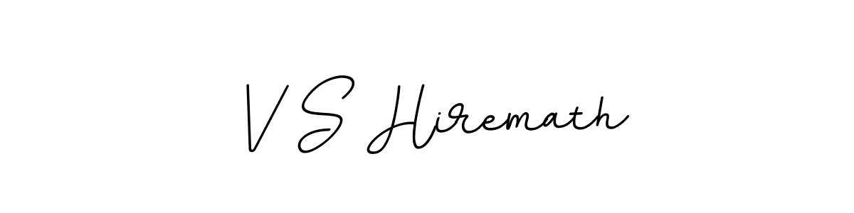 Design your own signature with our free online signature maker. With this signature software, you can create a handwritten (BallpointsItalic-DORy9) signature for name V S Hiremath. V S Hiremath signature style 11 images and pictures png