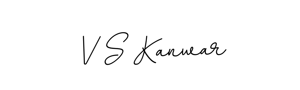 if you are searching for the best signature style for your name V S Kanwar. so please give up your signature search. here we have designed multiple signature styles  using BallpointsItalic-DORy9. V S Kanwar signature style 11 images and pictures png