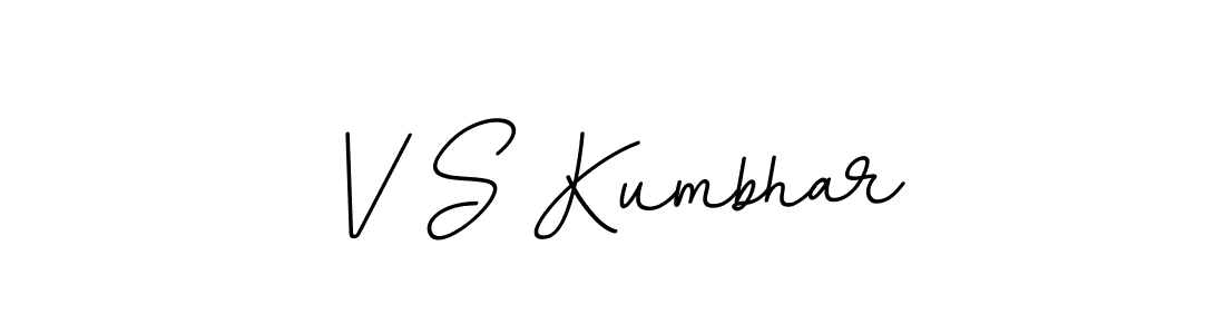 This is the best signature style for the V S Kumbhar name. Also you like these signature font (BallpointsItalic-DORy9). Mix name signature. V S Kumbhar signature style 11 images and pictures png