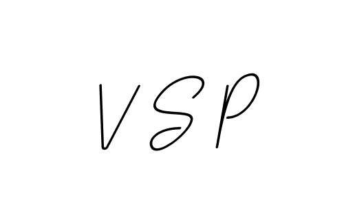 Design your own signature with our free online signature maker. With this signature software, you can create a handwritten (BallpointsItalic-DORy9) signature for name V S P. V S P signature style 11 images and pictures png