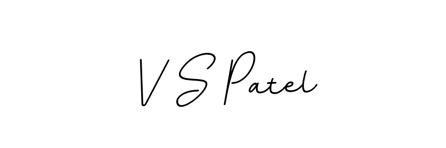 This is the best signature style for the V S Patel name. Also you like these signature font (BallpointsItalic-DORy9). Mix name signature. V S Patel signature style 11 images and pictures png