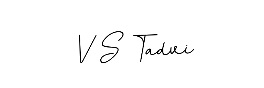if you are searching for the best signature style for your name V S Tadvi. so please give up your signature search. here we have designed multiple signature styles  using BallpointsItalic-DORy9. V S Tadvi signature style 11 images and pictures png