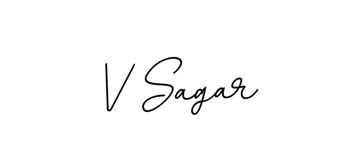 if you are searching for the best signature style for your name V Sagar. so please give up your signature search. here we have designed multiple signature styles  using BallpointsItalic-DORy9. V Sagar signature style 11 images and pictures png