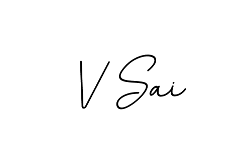 Also we have V Sai name is the best signature style. Create professional handwritten signature collection using BallpointsItalic-DORy9 autograph style. V Sai signature style 11 images and pictures png