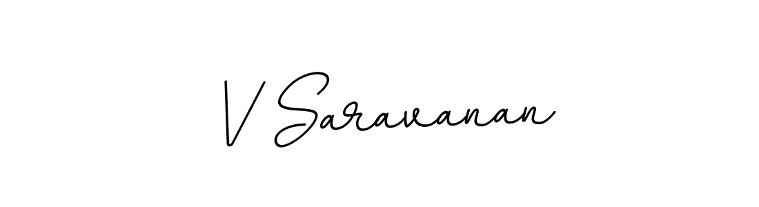 Also we have V Saravanan name is the best signature style. Create professional handwritten signature collection using BallpointsItalic-DORy9 autograph style. V Saravanan signature style 11 images and pictures png