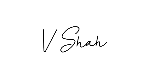 This is the best signature style for the V Shah name. Also you like these signature font (BallpointsItalic-DORy9). Mix name signature. V Shah signature style 11 images and pictures png