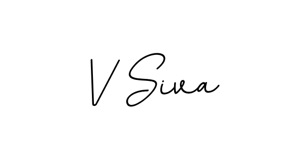 The best way (BallpointsItalic-DORy9) to make a short signature is to pick only two or three words in your name. The name V Siva include a total of six letters. For converting this name. V Siva signature style 11 images and pictures png