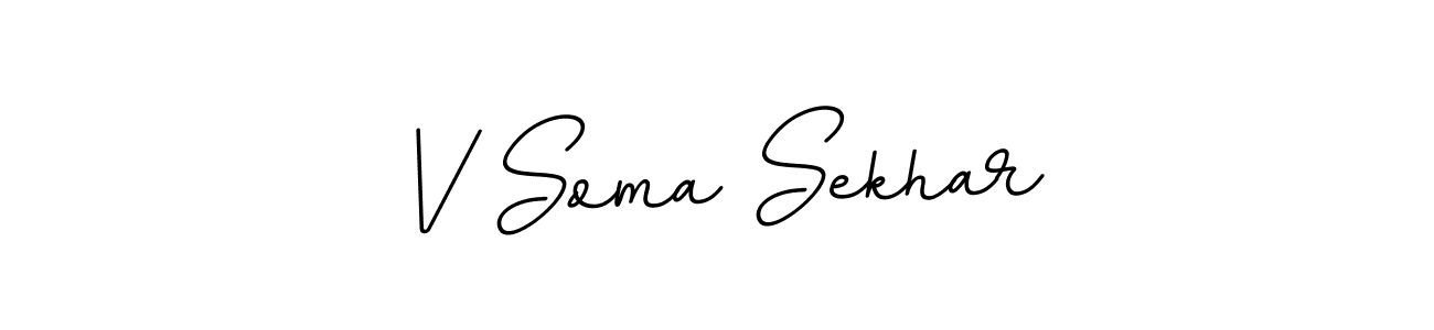 How to Draw V Soma Sekhar signature style? BallpointsItalic-DORy9 is a latest design signature styles for name V Soma Sekhar. V Soma Sekhar signature style 11 images and pictures png